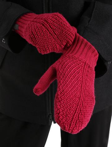 Dámské Rukavice Icebreaker Unisex Merino Waypoint Mittens Růžové | CZ 1443EBCX